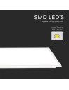 V-TAC 40W LED Панел 1200x300 мм Backlit 140 lm/W 4000K - 23147 - 2