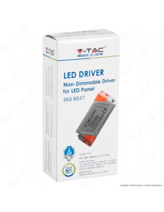 V-TAC 15W Недимируем Драйвер - 8037 - Цена | LEDs4economy 2