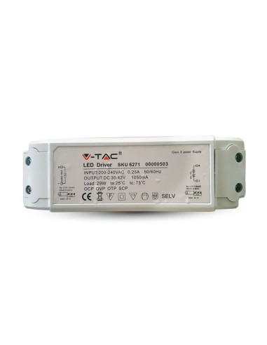 V-TAC 29W Flicker Free Драйвер 5 г. Гаранция A++ - 6271 | 