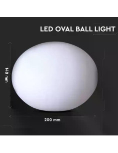 V-TAC LED Лампа Овална Топка RGB - 40141 - Цена | LEDs4economy 2