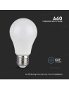V-tac LED Крушка - 10.5W E27 A60 Термо Пластик 4000K 217349 - 6