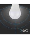 V-tac LED Крушка - 10.5W E27 A60 Термо Пластик 4000K 217349 - 7