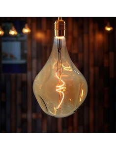 V-tac LED Крушка - 4W Filament Спирала A165S 2700K Амбър 23168 - Цена | LEDs4economy 2