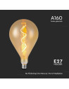 V-tac LED Крушка - 4W Filament Спирала A160 2700K Амбър 23166 - 4