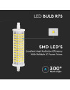 V-tac LED Крушка - 16W R7S Пластик 4000К 212835 - 2