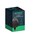 V-tac LED Крушка - 4W Filament Ябълка Черна 8064 - 3