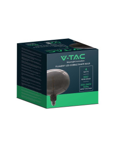 V-tac LED Крушка - 4W Filament Кобъл Черна 8057 - Цена | LEDs4economy 2