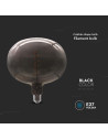 V-tac LED Крушка - 4W Filament Кобъл Черна 8057 - 3