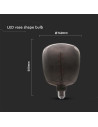 V-tac LED Крушка - 4W Filament Ваза Черна 8056 - 6