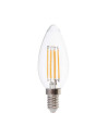 V-tac LED Крушка - 5.5W Filament E14 Димиращ Кендъл 4000К 7807