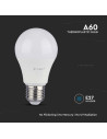 V-tac LED Крушка - 10.5W E27 A60 Термо Пластик 3000K 217350 - 8