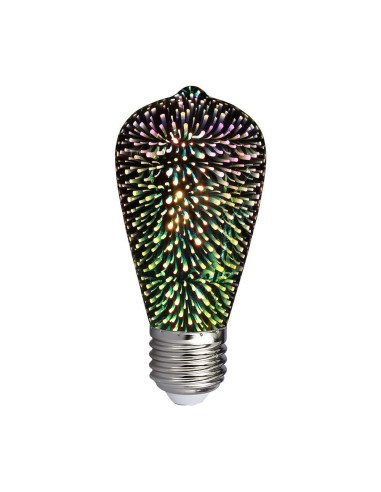 V-TAC LED Крушка 3W Filament E27 ST64 3D 3000K - 212705 | 