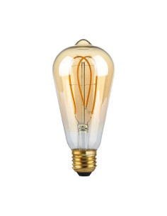 V-tac LED Крушка - 4.8W Filamet E27 ST64 Амбър 1800К 217220 - Цена | LEDs4economy