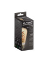 V-tac LED Крушка - 4.8W Filamet E27 ST64 Амбър 1800К 217218 - 3
