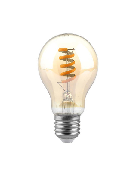 LED Крушка 4W E27 Filament A60 Aмбър 1800К