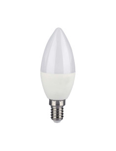 V-TAC LED Крушка Кендъл 4.8W E14 Дистанционно RGB+4000K Димираща - 2929 - Цена | LEDs4economy
