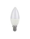 V-TAC LED Крушка Кендъл 4.8W E14 Дистанционно RGB+4000K Димираща - 2929