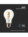 V-tac LED Крушка - 4W E27 Filament A60 1800К 217336 - 6