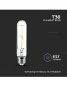 V-tac LED Крушка - 2W Filament E27 T30 3000К 217251 - 2