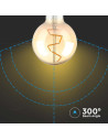 V-tac LED Крушка - 4W Filament E27 G95 AMBER 2200K 217146 - 3