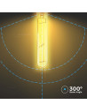 V-tac LED Крушка - 6W T30 E27 Filament Amber Покритие 2200K 217143 - 5