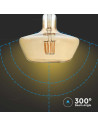 V-tac LED Крушка - 8W Filament E27 T180 Амбър 1800K 212790 - 5