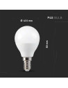 V-TAC LED Крушка 4.8W E14 P45 Дистанционно RGB + 3000K Димираща - 3029 - 2