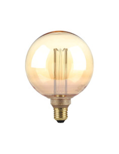 V-tac LED Крушка - 4W Filament E27 G125 Амбър ART 1800К 217475 - Цена | LEDs4economy