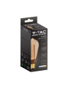V-tac LED Крушка - 4W Filament E27 ST64 Амбър Арт 2200K 217474 - 5