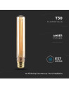V-tac LED Крушка - 2W Filament E27 T30 Амбър 3000K 217473 - 2