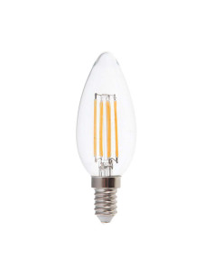 V-tac LED Крушка - 6W Filament E14 Кендъл 3000К 217423 - Цена | LEDs4economy