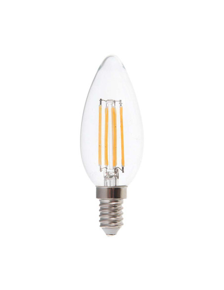 V-TAC LED Крушка 6W Filament E14 Кендъл 3000К - 217423 | 