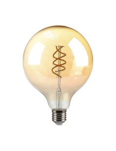 V-tac LED Крушка - 6W Filament E27 G125 Амбър 1800К 217328 - Цена | LEDs4economy