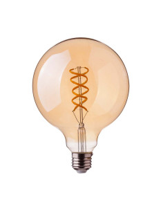 V-tac LED Крушка - 4.8W Filament E27 G95 Амбър 1800K 217217 - Цена | LEDs4economy