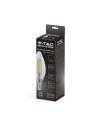 V-tac LED Крушка - 4W Filament E14 Кендъл Спирала Димиращ 3000K 214367 - 6