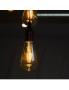 V-tac LED Крушка - 6W Filament E27 ST64 Амбър 2200K 214362 - 4
