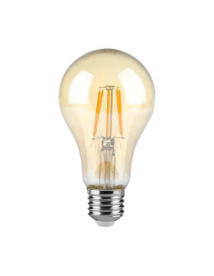 V-tac LED Крушка - 10W Filament E27 A60 Амбър 2200К 217157 - Цена | LEDs4economy