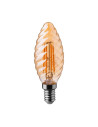 V-tac LED Крушка - 4W Filament E14 Кендъл Амбър Спирала 2200K 217115