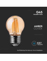 V-tac LED Крушка - 4W Filament E27 G45 Amber Cover 2200К 217100 - 3