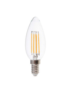 V-tac LED Крушка - 4W Filament E14 Кендъл 6400K 214414 - Цена | LEDs4economy