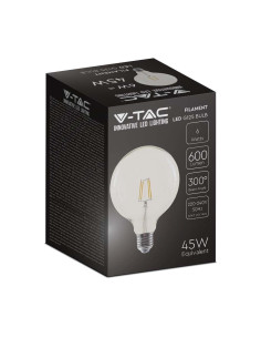 V-tac LED Крушка - 6W Filament E27 G125 3000К 214304 - Цена | LEDs4economy 2