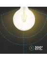 V-tac LED Крушка - 6W Filament E27 G125 3000К 214304 - 5