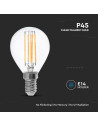 V-tac LED Крушка - 4W Filament E14 P45 3000K 214300 - 5