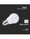 V-tac LED Крушка - 4.5W E27 G45 3000K 217407 - 5