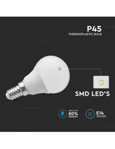 V-tac LED Крушка - 3.7W E14 4000K 214174 - Цена | LEDs4economy 2
