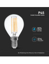 V-tac LED Крушка - 6W Filament E14 P45 3000К 2845 - 2