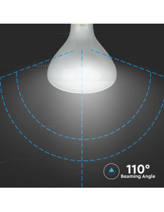 V-tac LED Крушка - 8W Filament E27 R125 Димиращ 6500K 7468 - Цена | LEDs4economy 2