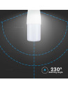 V-tac LED Крушка - 9W T37 E14 Пластик 2700K 7173 - 6