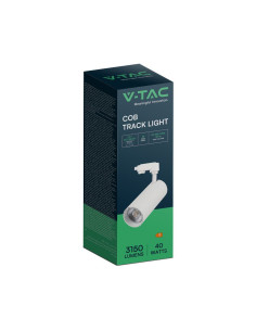 V-TAC 30W LED COB Релсово Осветител 3 в 1 Бяло Тяло - 8843 - Цена | LEDs4economy 2