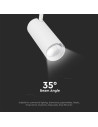 V-TAC 30W LED COB Релсово Осветител 3 в 1 Бяло Тяло - 8843 - 8